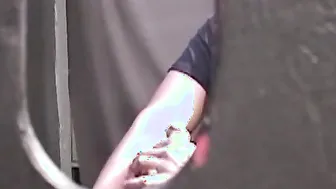 Tapher bends Alex over and fucks him with his thick dick