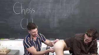 Nick Floyd lucky to have two huge dicks to blow at once
