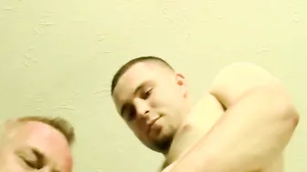 Kinky gay dude Seg gets his cock sucked just like in prison
