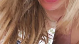 Dick riding and cum in mouth with nasty MILF Jane Doux