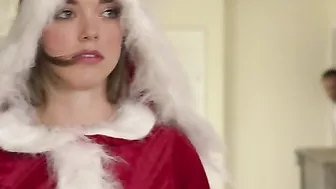 The December 2021 Fantasy of the Month features Anny Aurora Santas sensual sister. Her job is to hand out coal