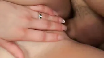 Cutest barely legal getting fuck after giving a nice rimjob