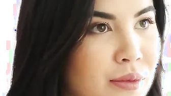 Looking fine into a dress thats meant to impress Lady D slips the finishing touches on her makeup and then
