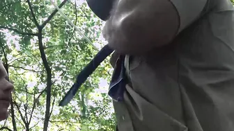 Kinky teen Mark wears sexy jockstrap during raw outdoor fuck