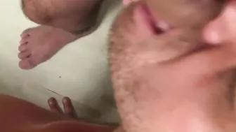 Danniis huge cock is irresistible to the cock pig Christian