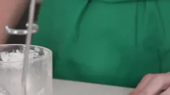 Asian teen and BFFs impressed their boss