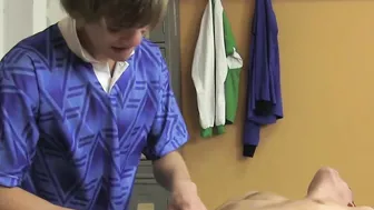 Cute Chase Anderson drills Oscar Hart raw after oil massage