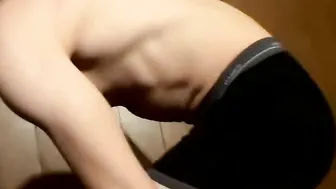 Cooper porn video – Cooper Reeves takes a piss after a nice solo stroke