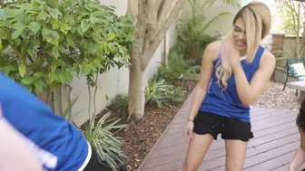 Teens get basketball tips on a big dick