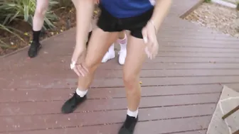 Teens get basketball tips on a big dick