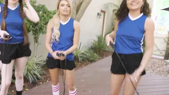Teens get basketball tips on a big dick
