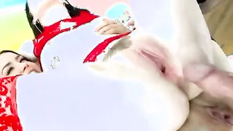 bit.ly/3H3GM7Y -- Cumshot for two at once in anal and pussy