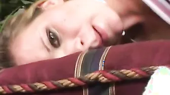 Blonde whore screwed rough inside her Bombshell pussy