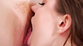 Jia Lissa climbs in the bathtub and offers charming smiles at Merry Pie as she