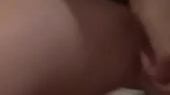 Latex dominatrix dildo fucking inked sub babe