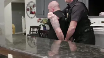Cops have rough sex with teen babe in front of her boyfriend
