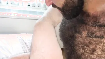 Hair Bear Muscle Studs Bare Back Action - Anal Rough Sex with Older Man