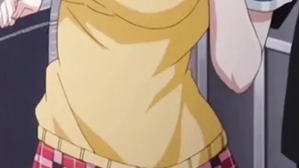 Petite Hentai Girl Blackmailed into First BLowjob