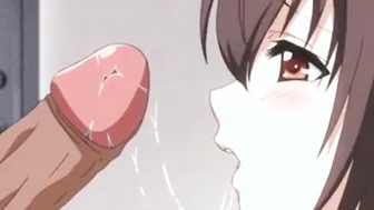 Petite Hentai Girl Blackmailed into First BLowjob