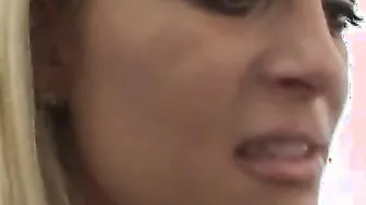 milf with huge boobs fucking rough with huge fake-cock