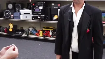 Classy pawnee destroyed by super hung shop owners