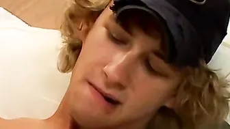 Blonde Zack begs Randal for some huge dick penetration