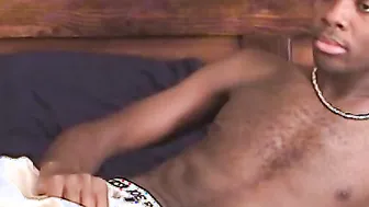 Navy dude Tony receives a nice blowjob from auntie Bob