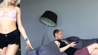 Greek teen stepsister wanted her stepbro