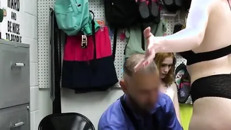 Fun at the office with two slutty suspects