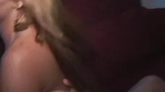 Gloryhole Swallowing Slut - Old Man Fucks Young Blonde