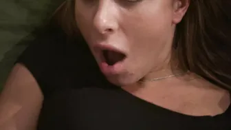 Ass rammed Eurobabe gets her face and mouth covered with cum