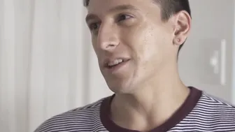 Handsome stepdad sucked off before barebacking jock hardcore
