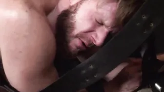Handsome hunk Brian Bonds drilled by thick daddy cock raw