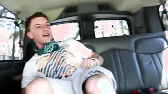 Straight-Guys Fucked In Van - Hot Jocks Share A Ride And Their Bodies