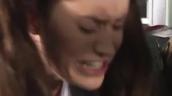 Dark porn video – Dark Hair 18 year old booty slammed by bus driver