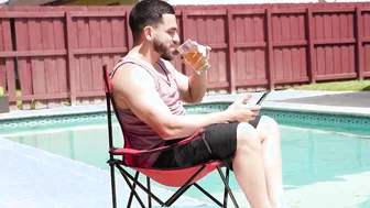 Guy has to fuck hot teens to get a room