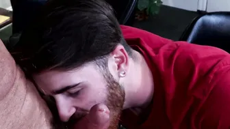 Throbbing cock teen Nick Milani fucked by tattooed stepdad