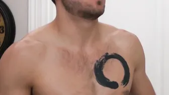 Handsome stepson pounded by bear stepdad and his fat cock