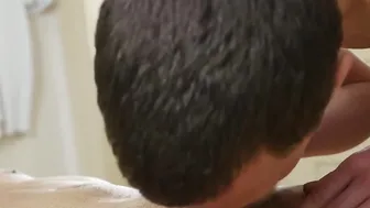 Soccer twink Andrew Kitt rides teammates big cock bareback