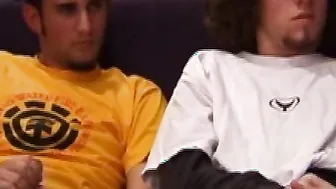 Adam and his two friends getting down to cock sucking action