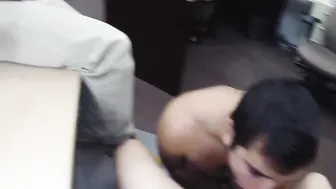 Pawnee rides cock to avoid walking out of the shop broke