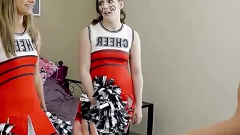 Step Sis - BFF Catches StepBro Creaming His Sisters Pussy