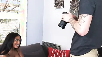 Anya Ivy Flirts with disaster on the couch, Cum Gets Every Where