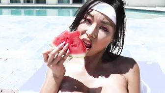 Sweet big tits Asian teen fucks stud guy