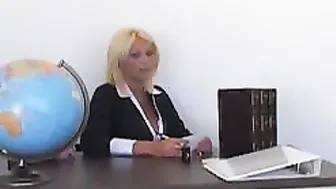 Charlee Chase fucking inside the classroom with her blue eyes