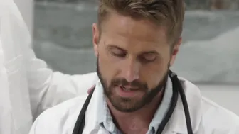 Tattooed doctor Wesley Woods drilled by fellow Michael Roman