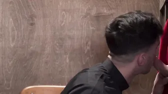 Priest sucks twink off after confession and rides him raw