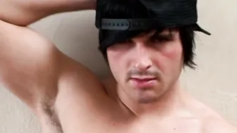 Sword porn video – Hairy fruit is eager to play with his hard long sword solo