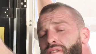 Sexy hunk Donnie Argento gets hardcore ass fucked doggystyle