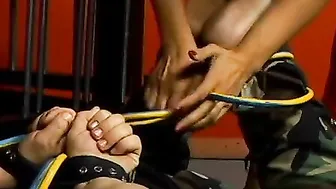 chinese domina having her way with her sub